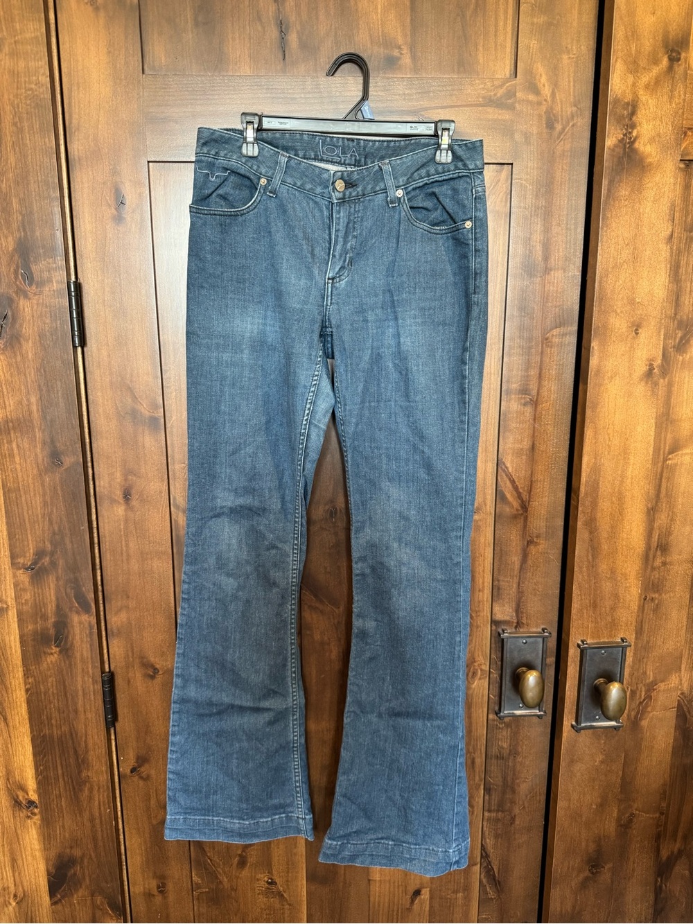 Kimes Ranch Women's Lola Trouser Jeans - Medium Blue Wash - Picture 3 of 5